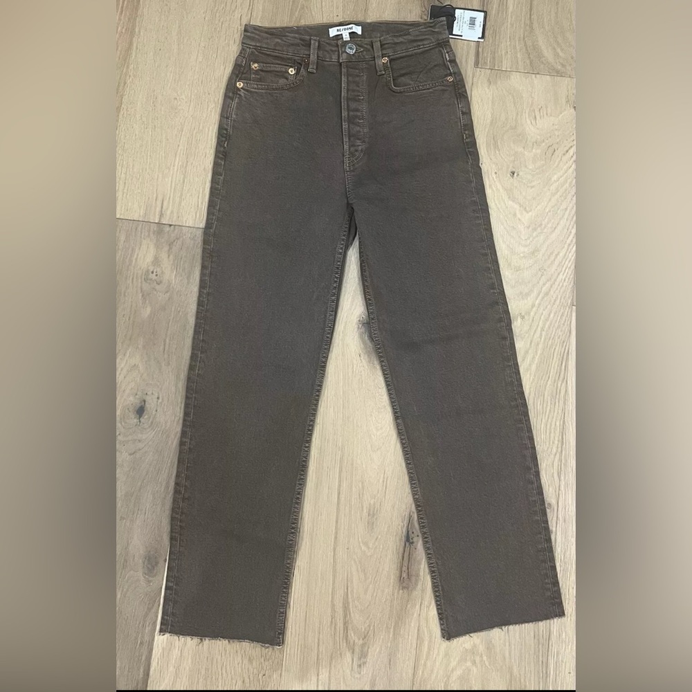 NWT RE/DONE Stovepipes Size 25